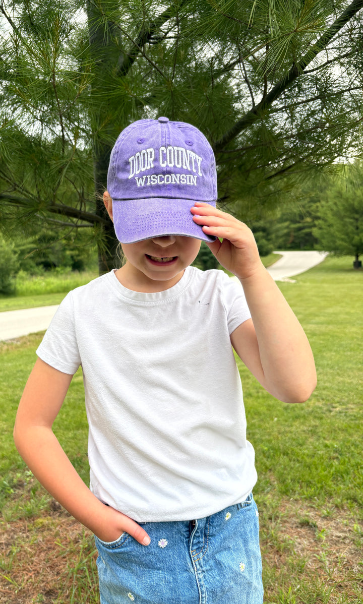 YOUTH PURPLE DOOR COUNTY ACADEMY HAT