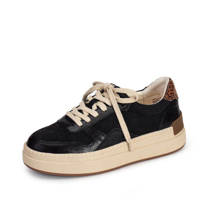 OBERLIN BLACK FLATFORM SNEAKER