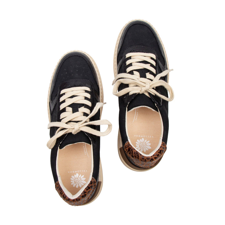 OBERLIN BLACK FLATFORM SNEAKER