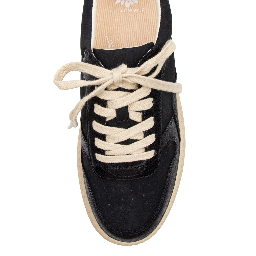 OBERLIN BLACK FLATFORM SNEAKER
