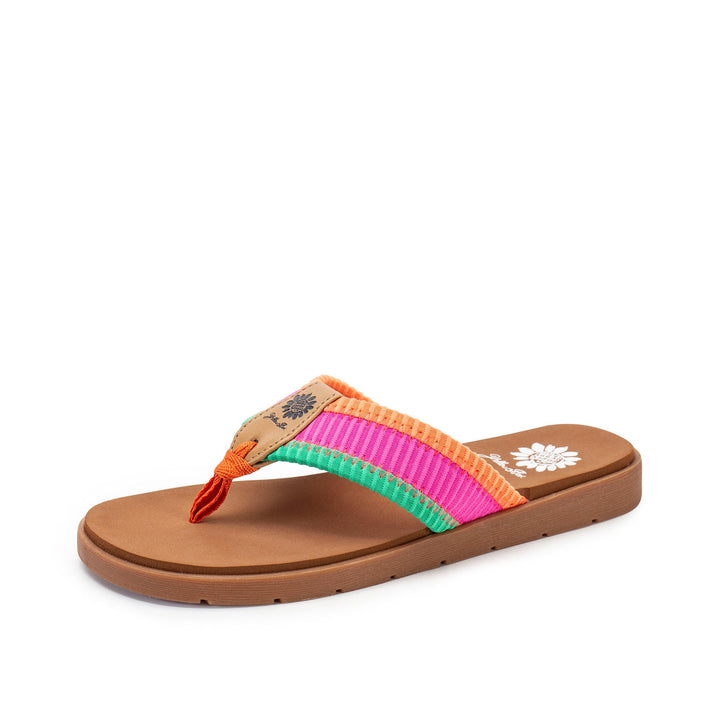 FAHAD PINK MULTI FLIP FLOPS