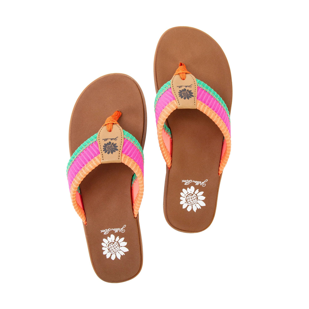 FAHAD PINK MULTI FLIP FLOPS