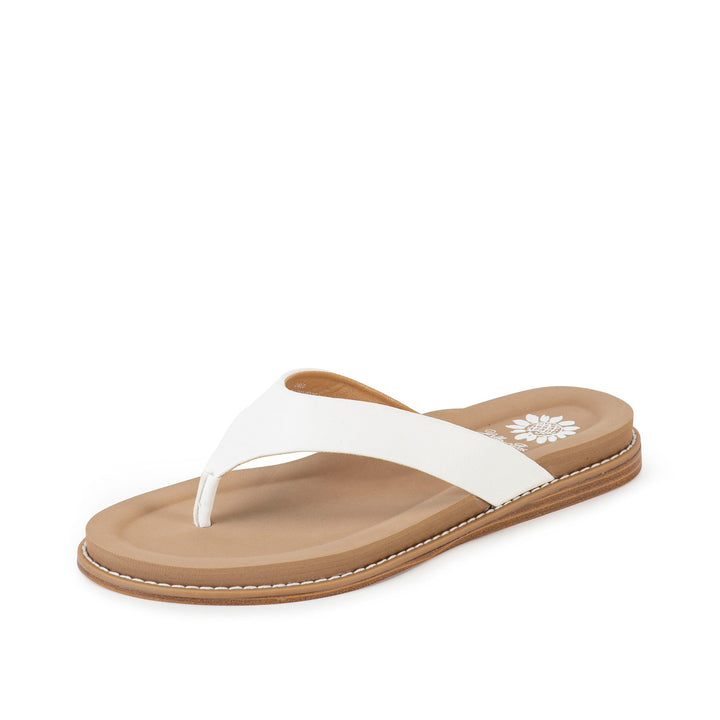 CIELO WHITE FLIP FLOP SANDAL