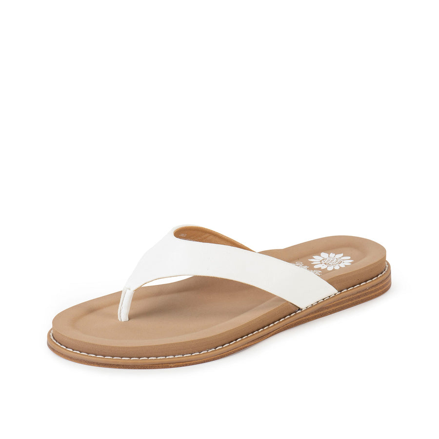 CIELO WHITE FLIP FLOP SANDAL
