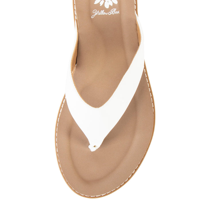 CIELO WHITE FLIP FLOP SANDAL