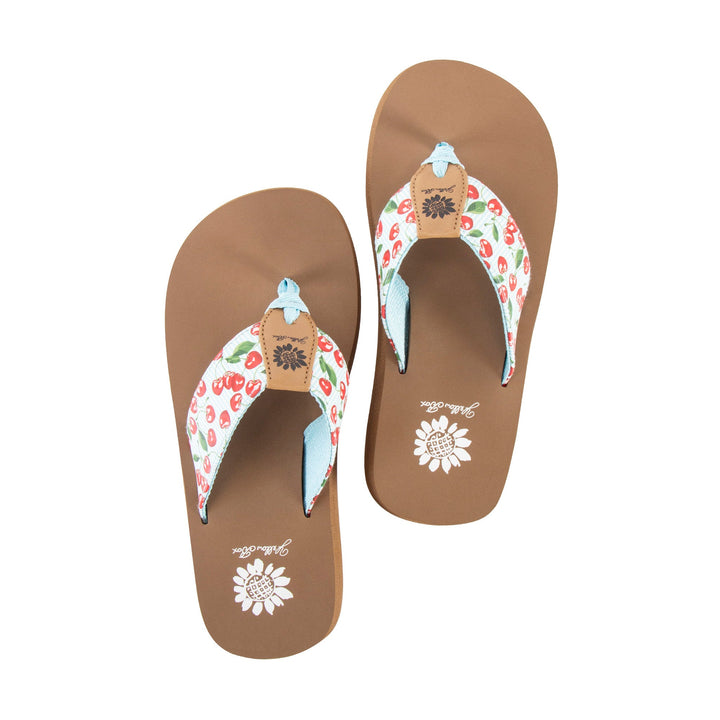 ROSAMEL CHERRY FLIP FLOPS