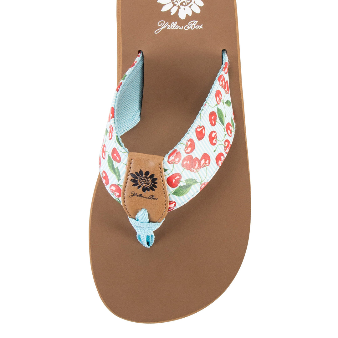 ROSAMEL CHERRY FLIP FLOPS