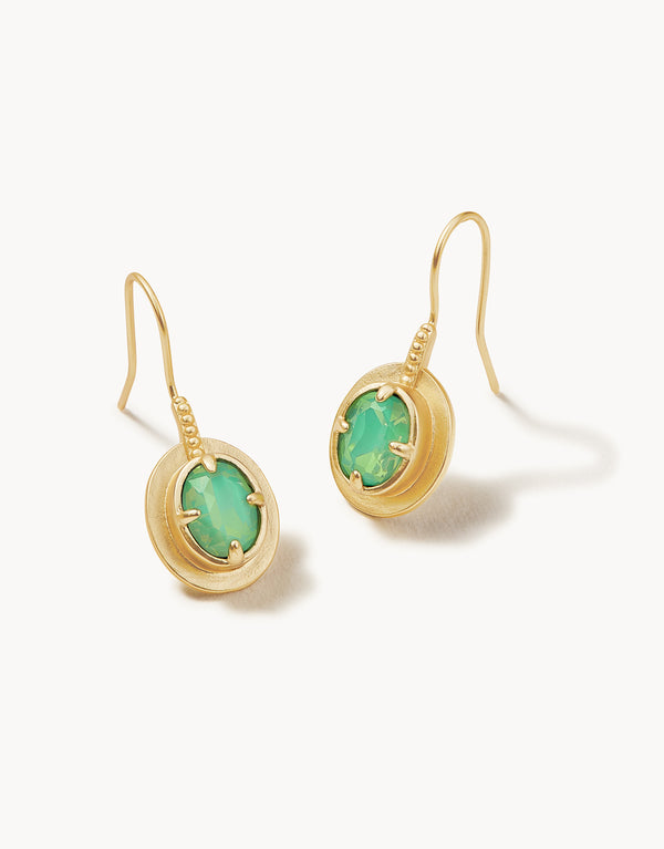 ATLANTIC OPAL DROP EARRINGS
