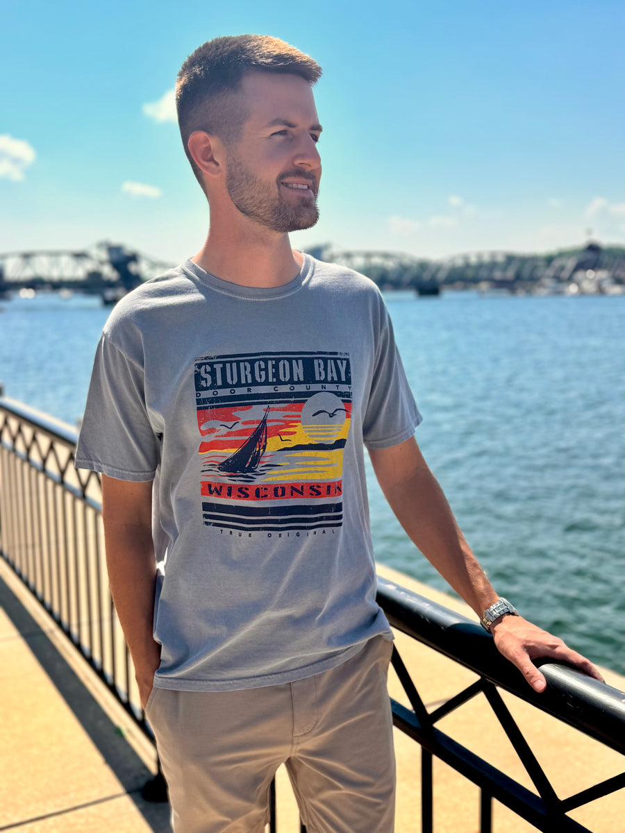 SUNSET STURGEON BAY DIVISION COAST T-SHIRT
