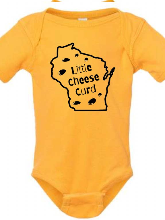 WISCONSIN LITTLE CHEESE CURD ONESIE
