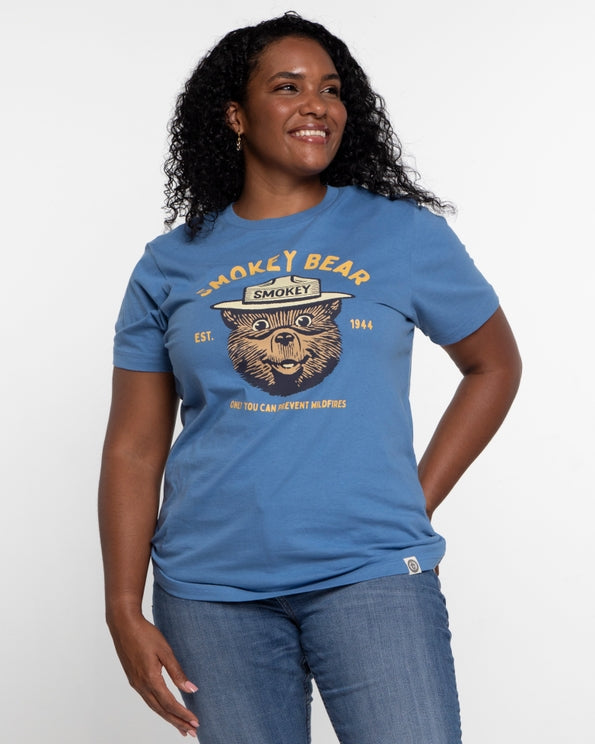 Smokey Varsity Blue Unisex Short Sleeve Tee
