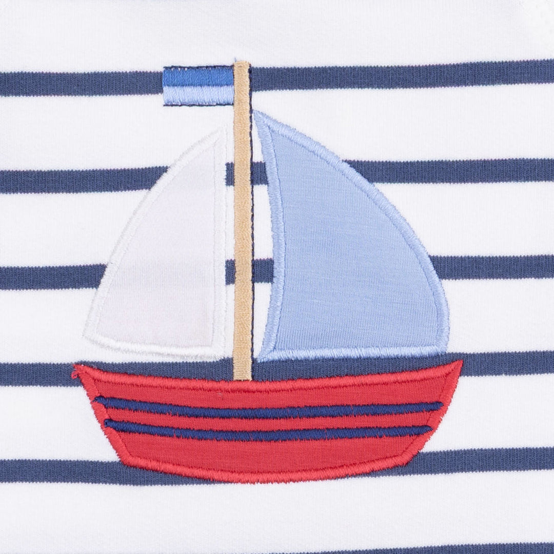 SET SAIL BUBBLY  SAILBOAT RAGLAN SWEATSHIRT