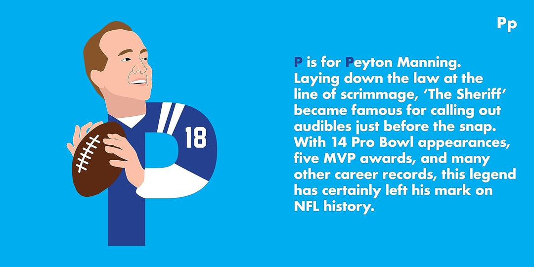 FOOTBALL LEGENDS ALPHABET BOOK