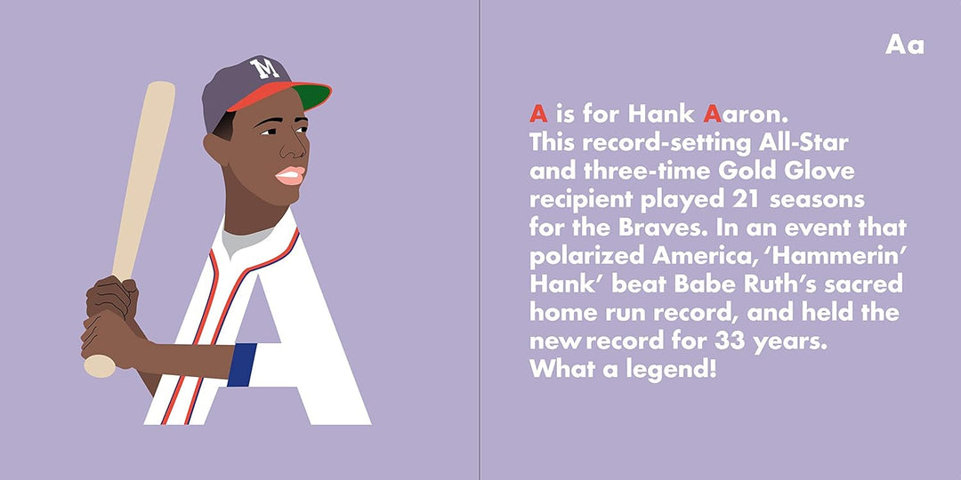 BASEBALL LEGENDS ALPHABET BOOK