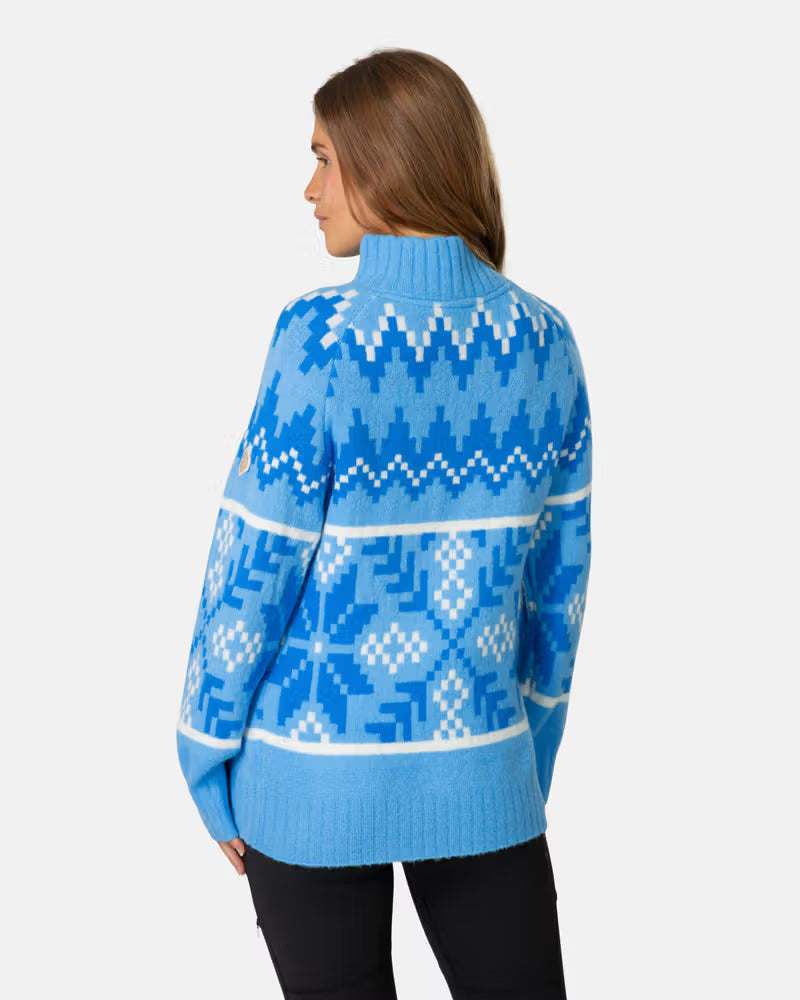AMELIA OCEAN KNIT HALF ZIP
