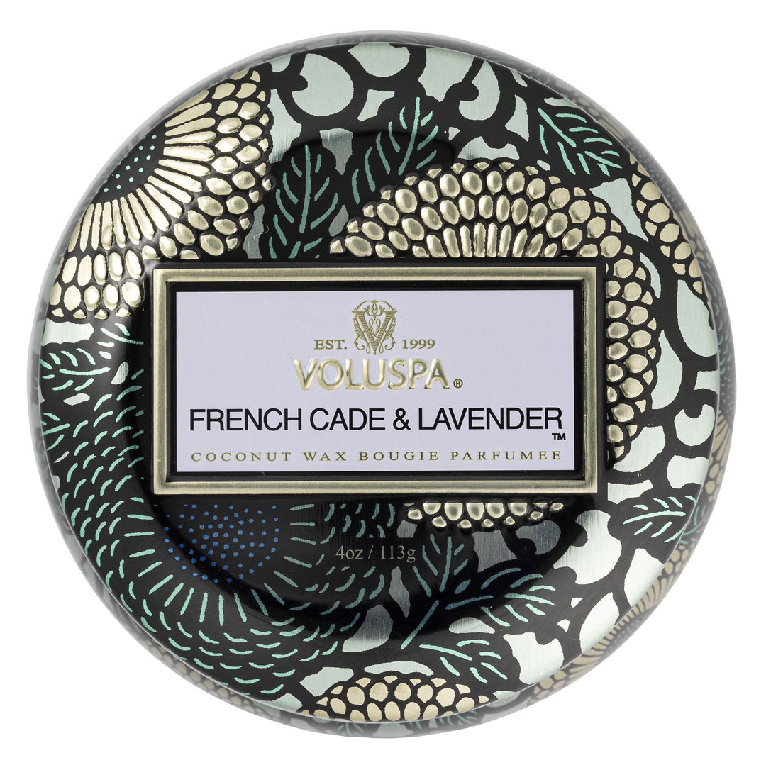 FRENCH CADE LAVENDER MINI TIN CADLE