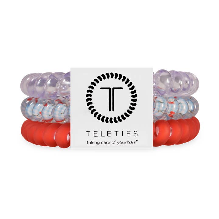 BASKET OF CHERRIES SMALL SPIRAL HAIR COILS
