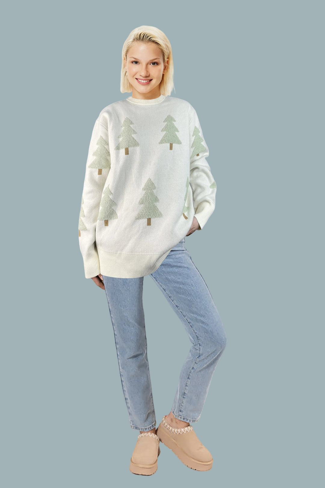 CHRISTMAS TREE CHARM SWEATER