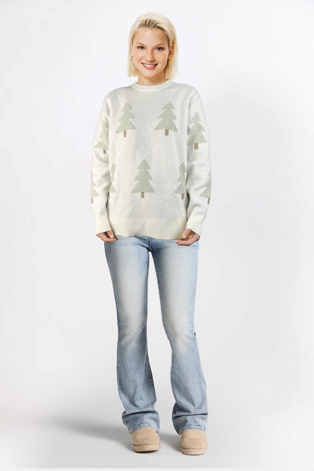 CHRISTMAS TREE CHARM SWEATER