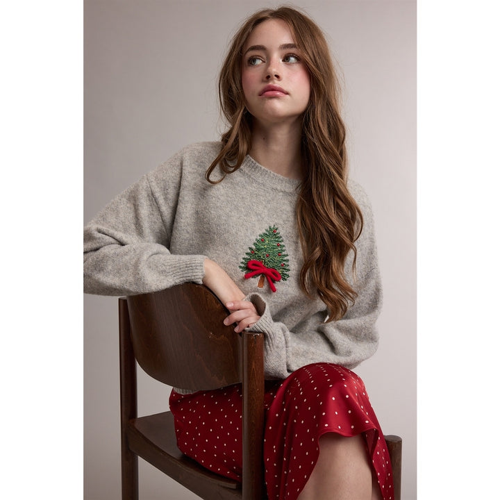 BOW-TIFUL CHRISTMAS TREE SWEATER