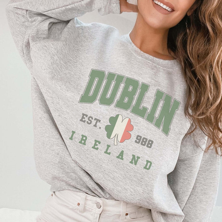 DUBLIN IRELAND GRAPHIC CREW SWEATSHIRT