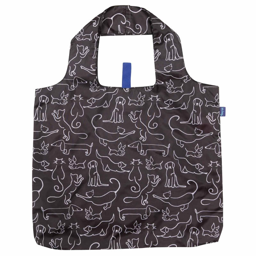 DOG & CAT BLU REUSABLE SHOPPER TOTE
