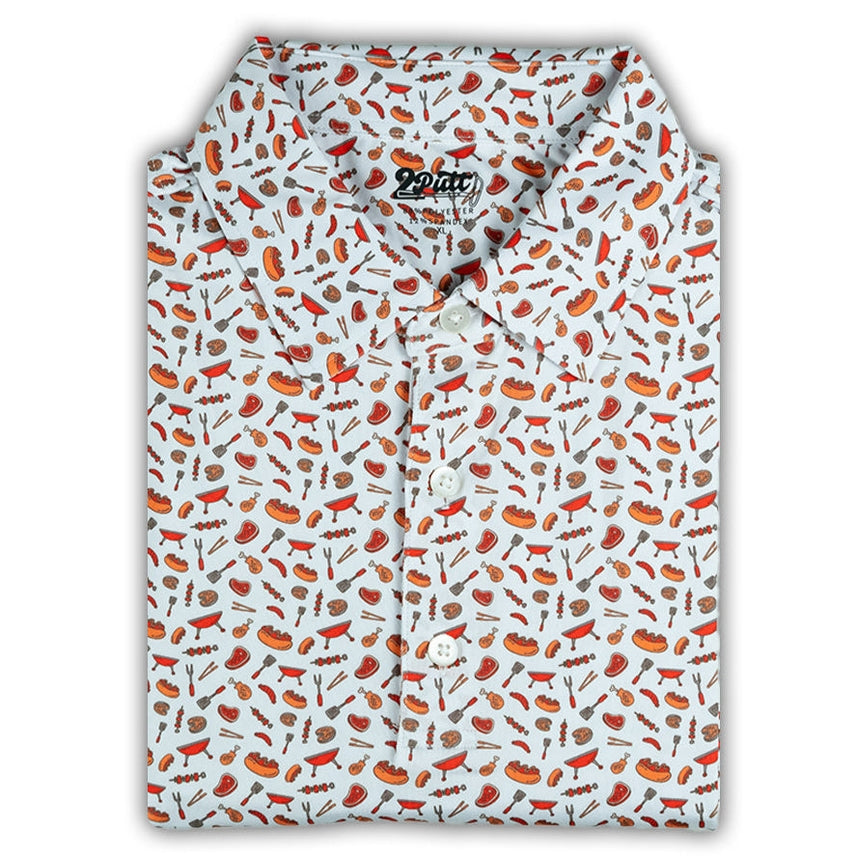 MEN'S BBQ PIT MASTER POLO SHIRT
