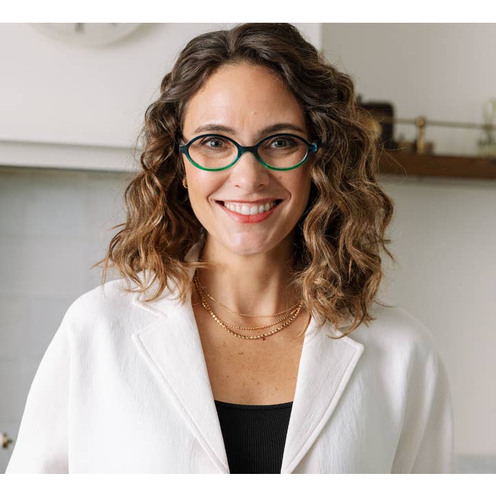 FILLY TEAL GREEN OMBRE BLUE LIGHT READING GLASSES