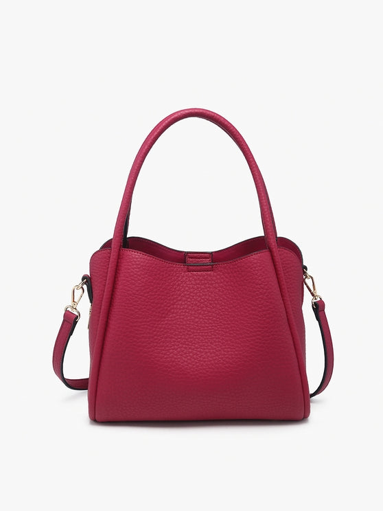 BERRY SASHA 3 COMPARTMENT SATCHEL