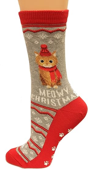 MEOWY CHRISTMAS SOCKS
