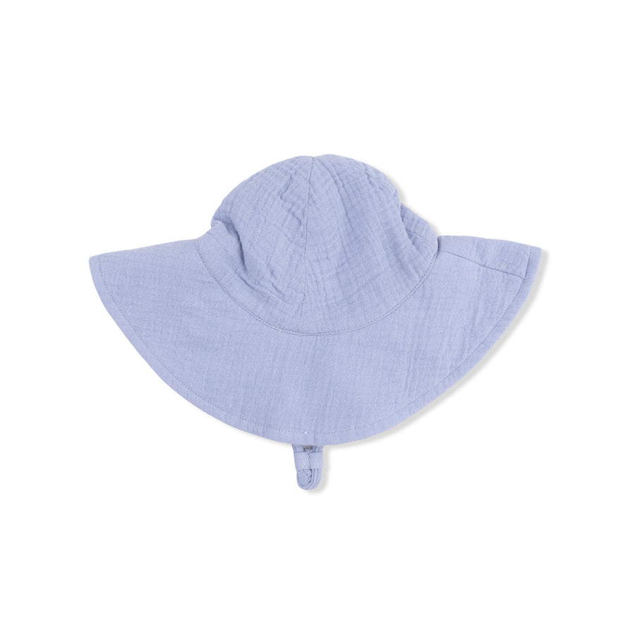 BLUE BLIZZARD WIDE BRIM SUN HAT
