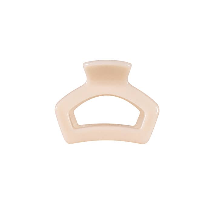 OPEN ALMOND BEIGE PETITE HAIR CLIP