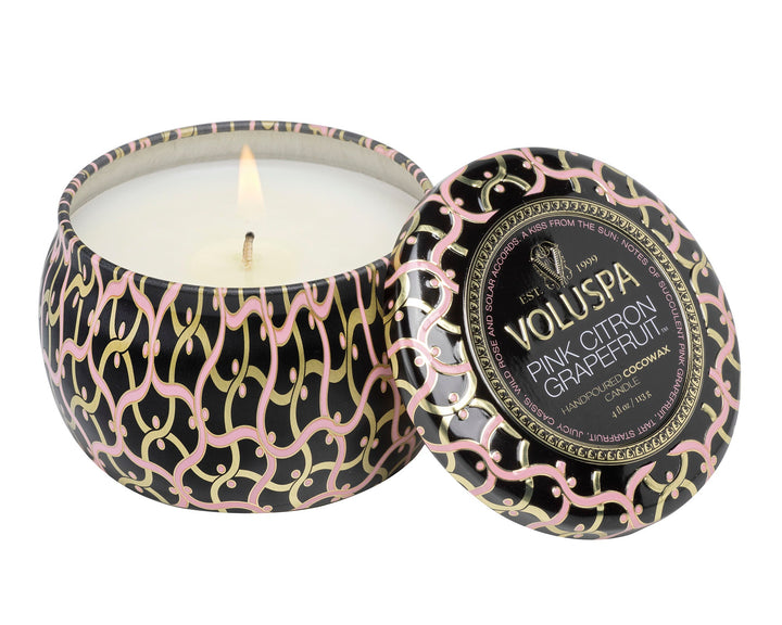 PINK CITRON MINI TIN CANDLE