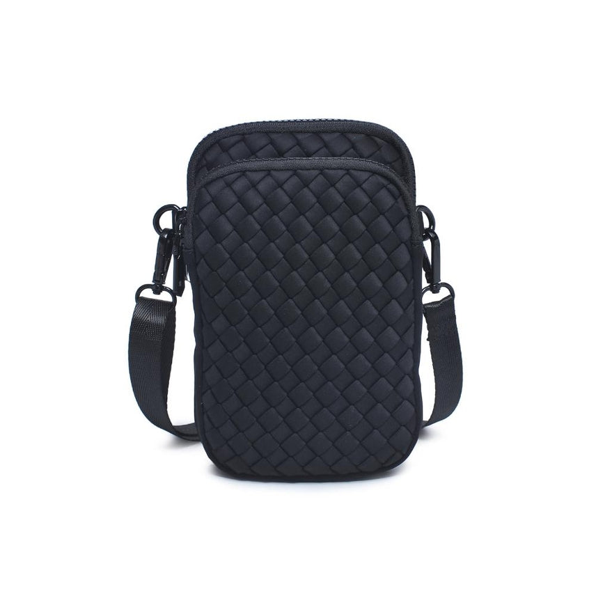 BLACK DIVIDE & CONQUER CROSSBODY BAG
