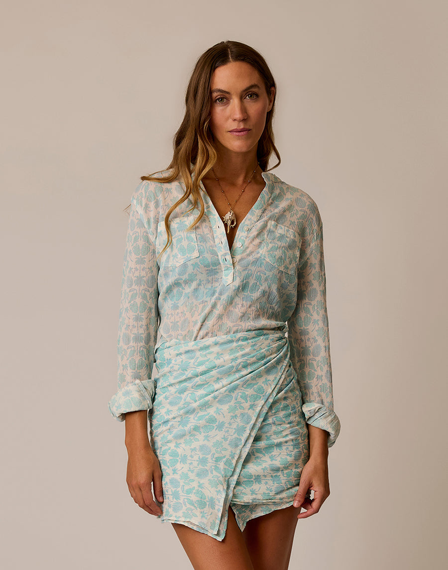 DYLAN CLOUD MAITAI GAUZE SHIRT
