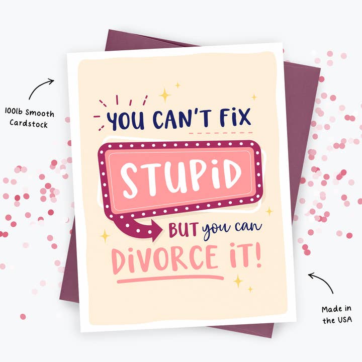 DIVORCE CARD