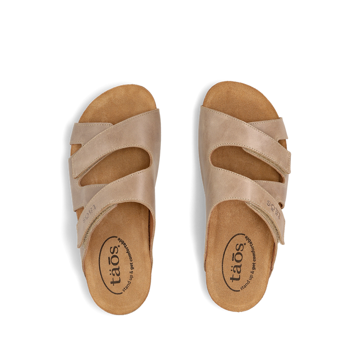 CASITA STONE LEATHER SANDAL