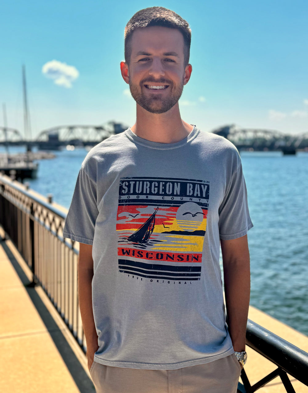 SUNSET STURGEON BAY DIVISION COAST T-SHIRT
