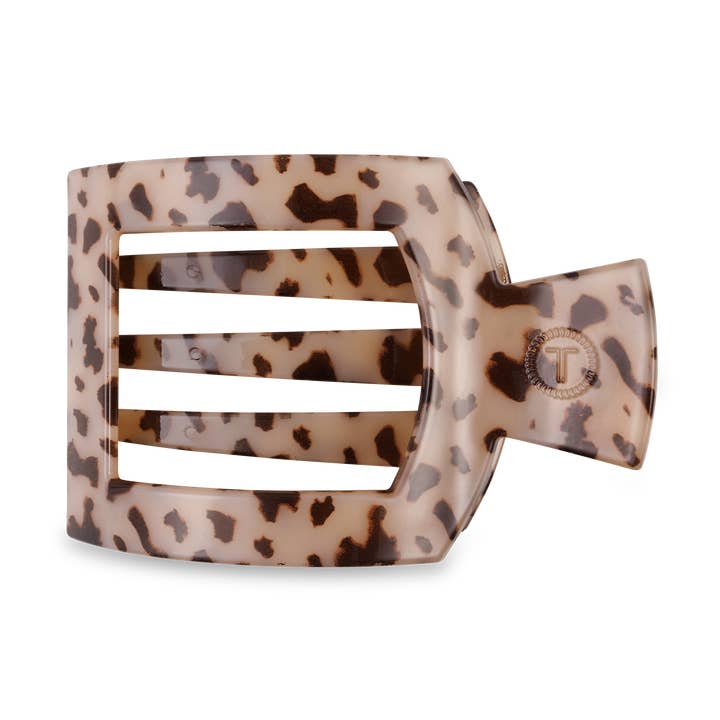 BLOND TORTOISE LARGE SQUARE HAIR CLIP
