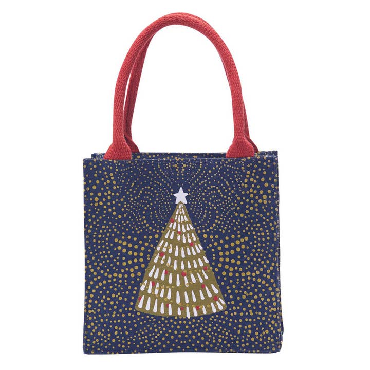 FILIGREE TREE MIDNIGHT ITST BITSY REUSABLE TOTE