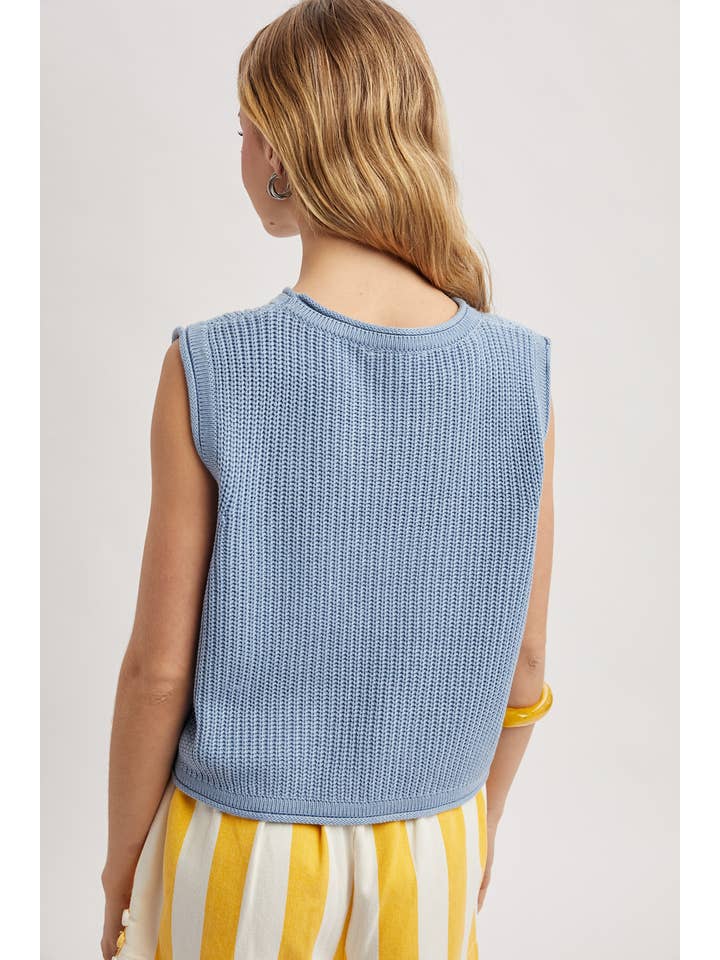 CLOUD SLEEVELESS SWEATER
