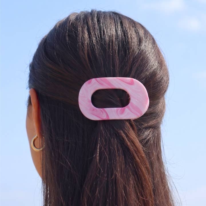 PINCH ME! SMALL FLAT ROUND HAIR CLIP