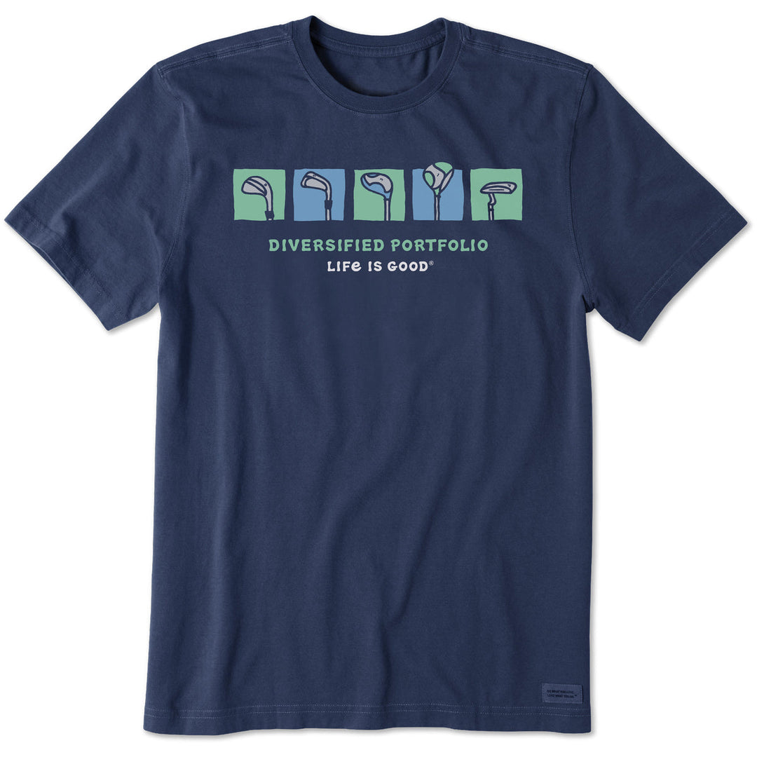 Men's Diversified Portfolio Golf Clubs Short Sleeve Crusher Tee