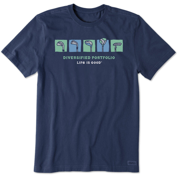 Men's Diversified Portfolio Golf Clubs Short Sleeve Crusher Tee