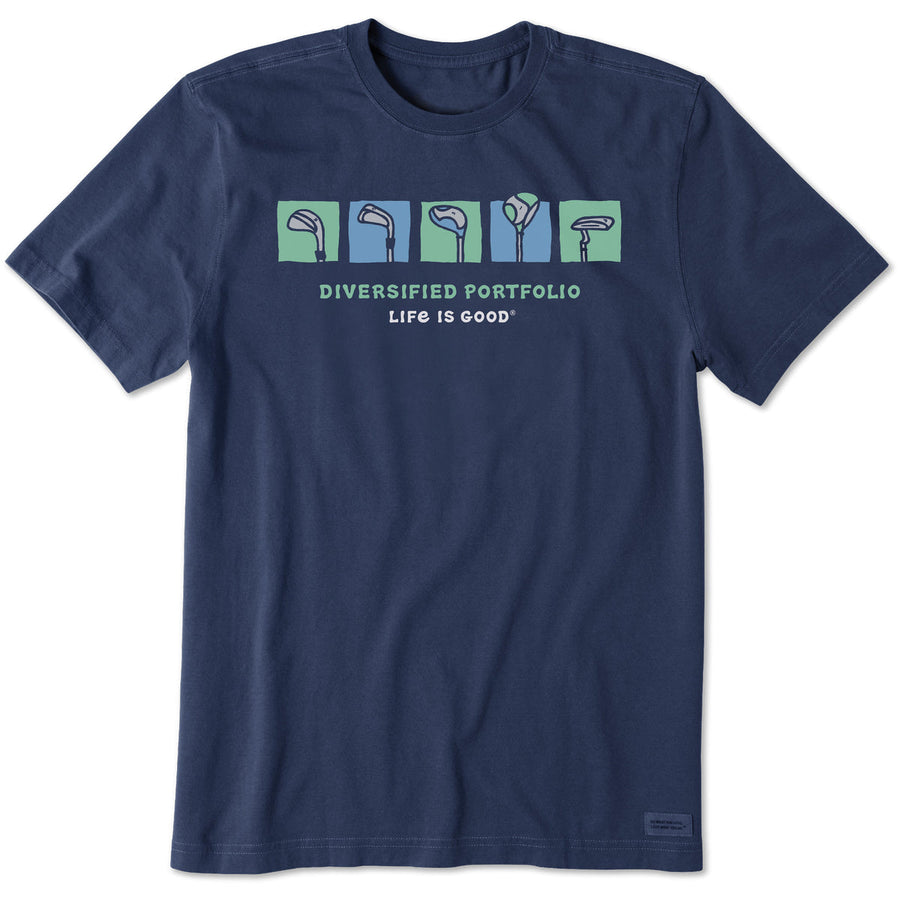 Men's Diversified Portfolio Golf Clubs Short Sleeve Crusher Tee
