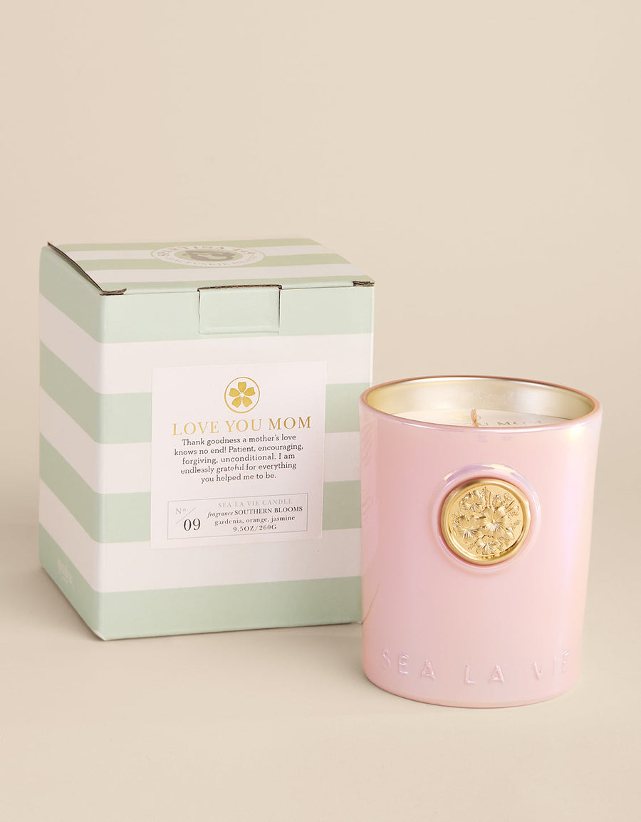 SEA LA VIE LOVE YOU MOM BOUQUET CANDLE NO. 9
