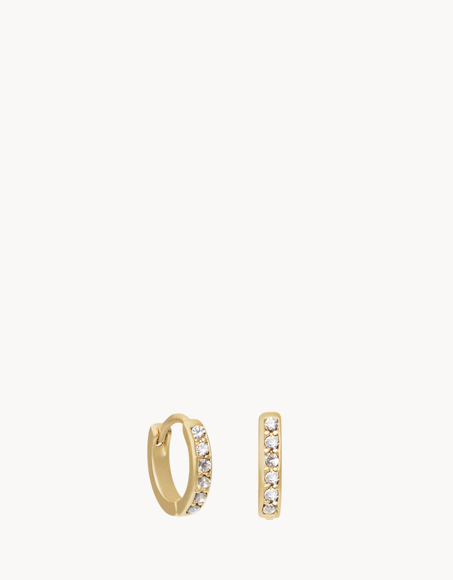 SEA LA VIE GOLD GRATEFUL EARRINGS
