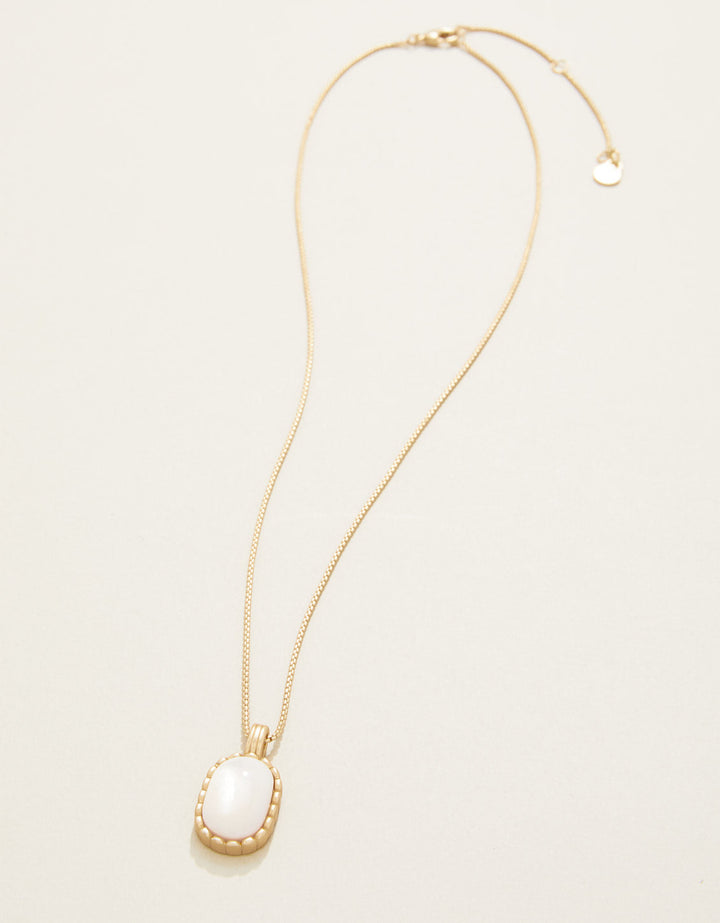 NARA PETITE 17" NECKLACE MOTHER-OF-PEARL