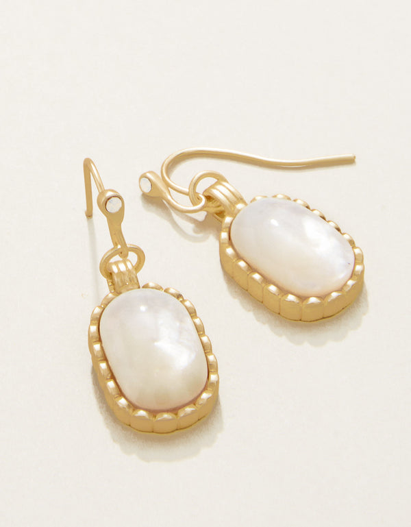 NARA PETITE EARRINGS MOTHER OF PEARL
