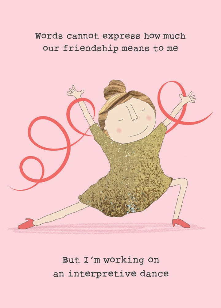 FRIENDSHIP DANCE CARD